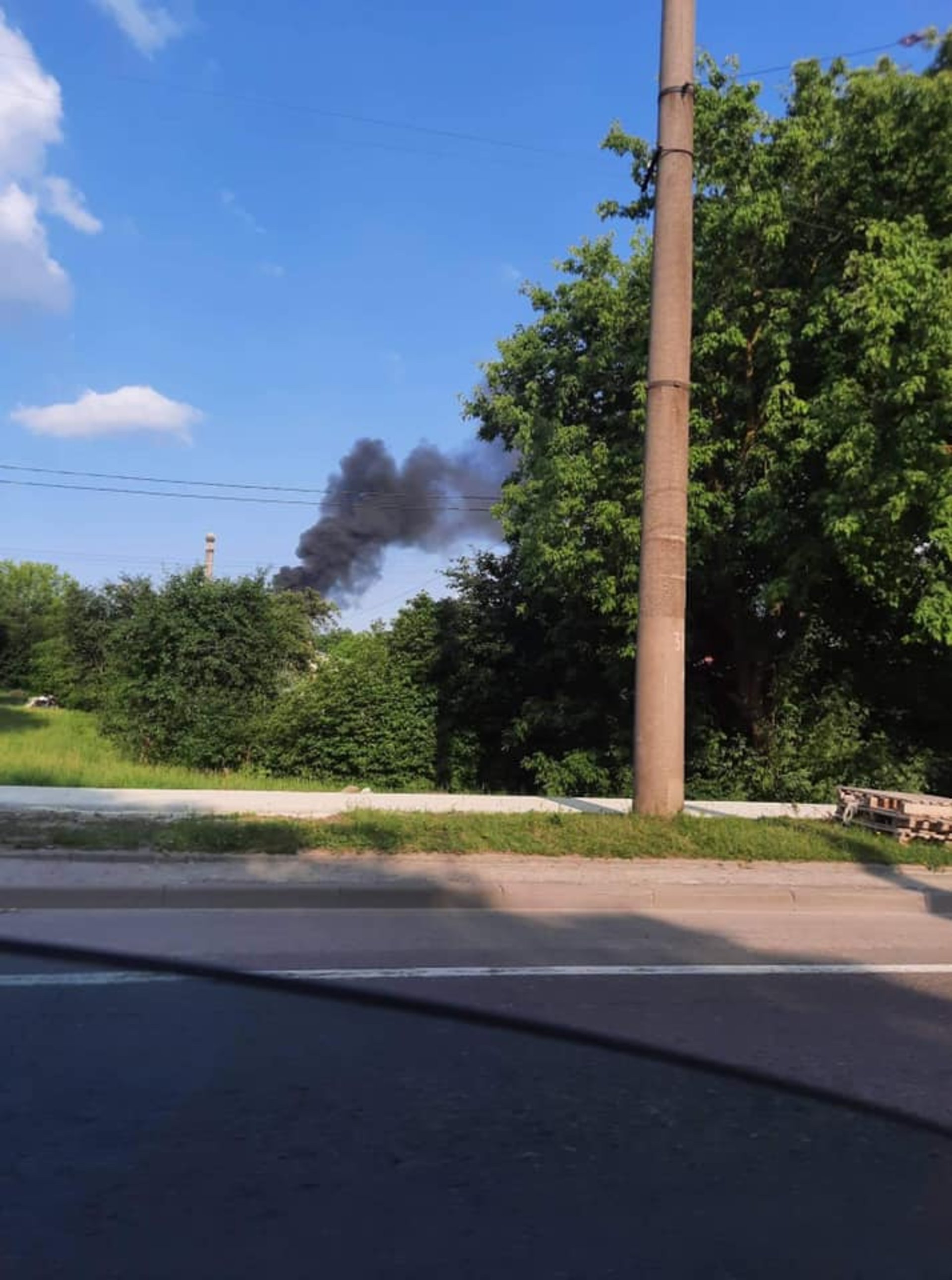 У Львові горіли автомобільні шини