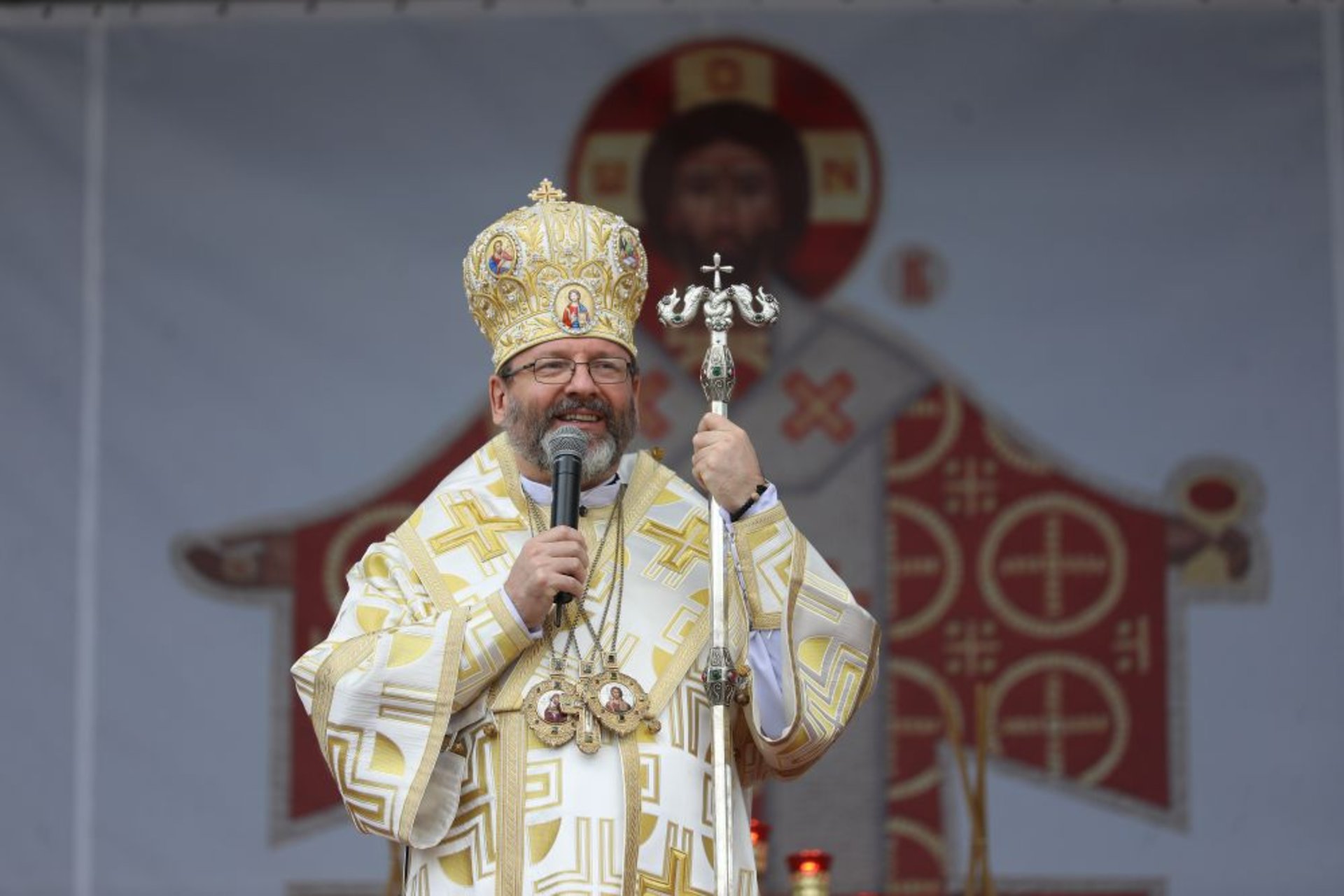 У річницю візиту Папи на Сихові тисячі львів’ян молилися з Блаженнішим Святославом, фото ЛМР