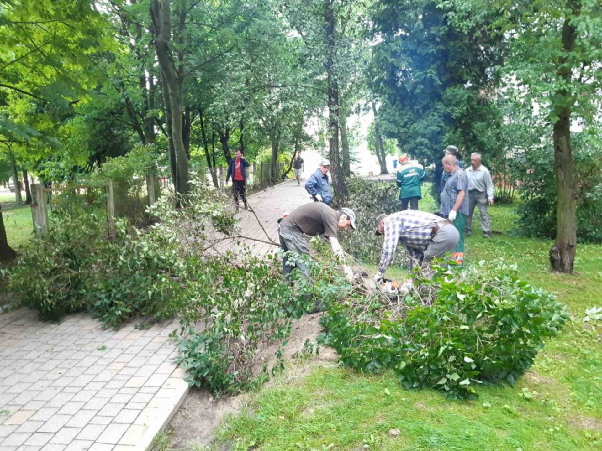 У Львові комунальники продовжують прибирати наслідки негоди, фото ЛМР