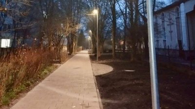 У Львові освітили сквер імені Олега Бабія