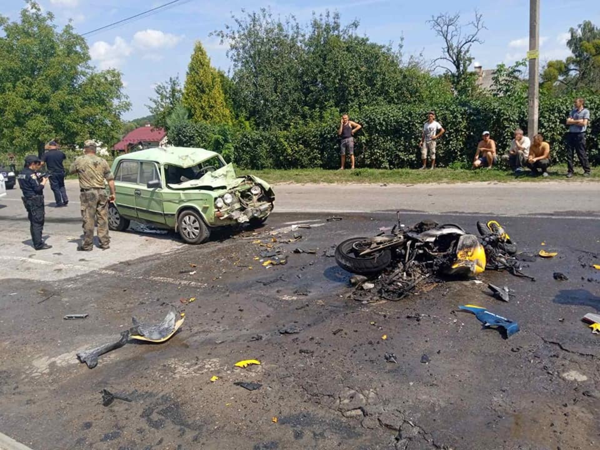 На Львівщині внаслідок ДТП загинув мотоцикліст