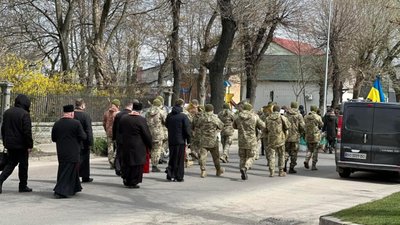 Жовківська громада попрощалась з новітнім Героєм Ярославом Михалюком