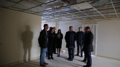 Синютка оглянув хід будівельних робіт другої черги перинатального центру
