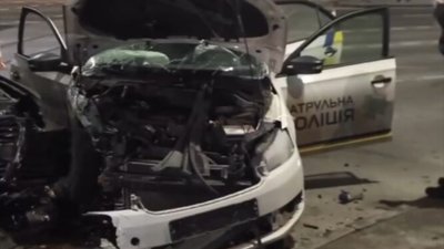 У Львові сталась ДТП за участі патрульної поліції (ВІДЕО)