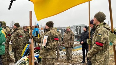 На Львівщині провели в останню путь захисника