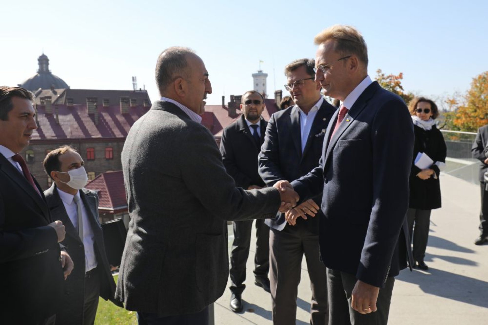 Міністр закордонних справ Турецької Республіки вшанував Героїв Небесної Сотні у Львові, фото ЛМР