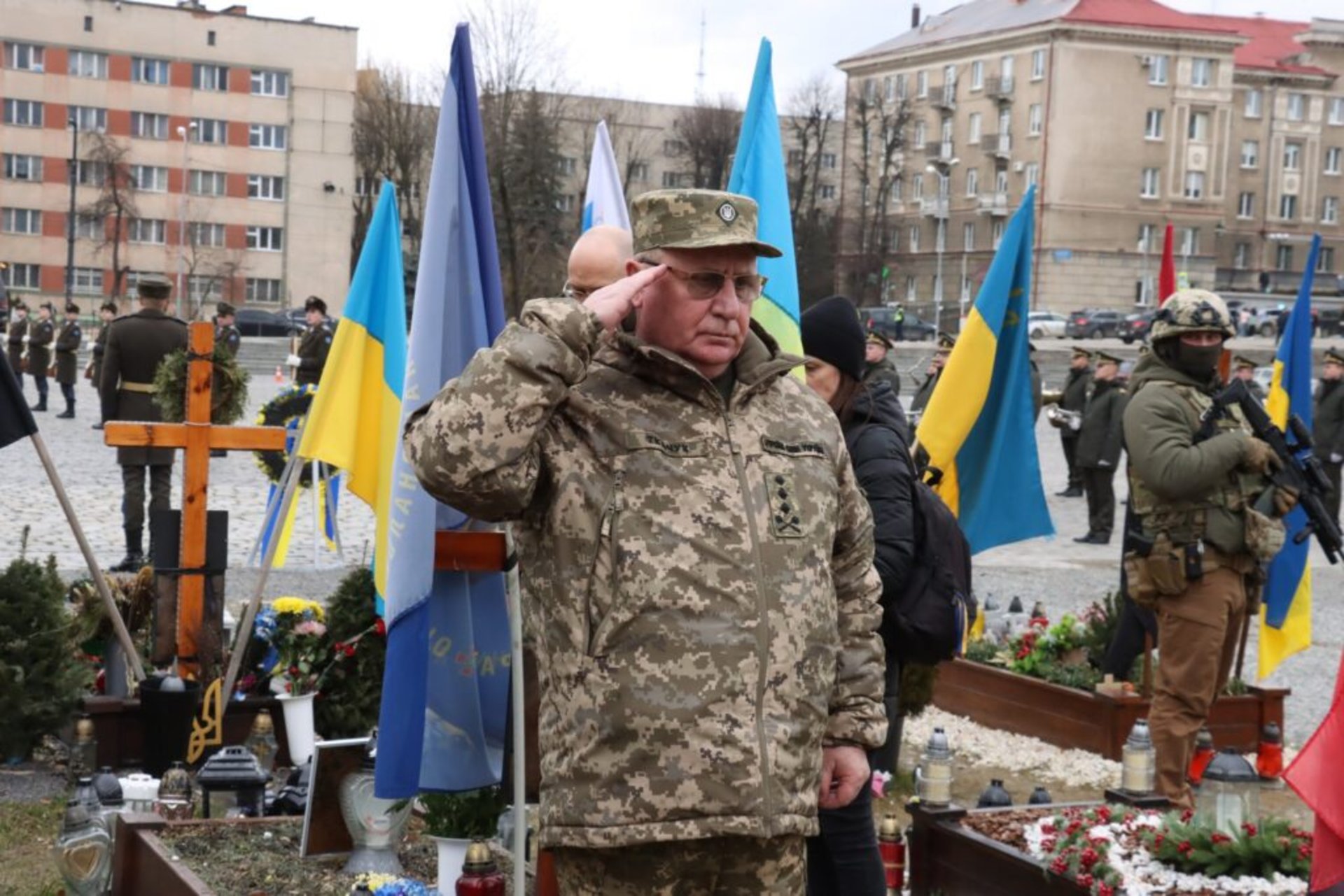 Шмигаль у рідному Львові вшанував світлу пам'ять полеглих українських Героїв, фото Павло Ткачук