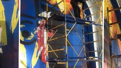 У Львові відкрили мурал, присвячений театральному мистецтву (ФОТО)