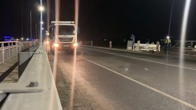 Відремонтований міст на кільцевій дорозі Львова пройшов випробування на міцність
