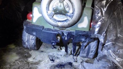 У центрі Львова горіли дитячі машинки із незаконного прокату