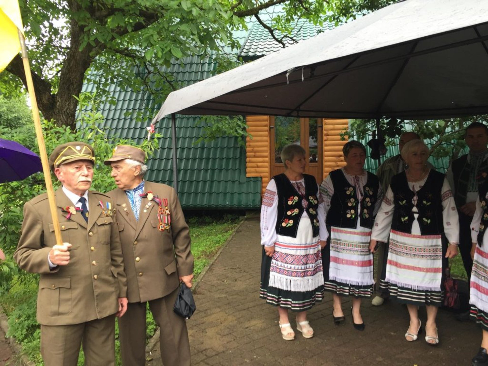 На Львівщині урочисто відзначили 75-у річницю створення Української Головної Визвольної Ради. Фото Юра Кенцало, Четверта студія