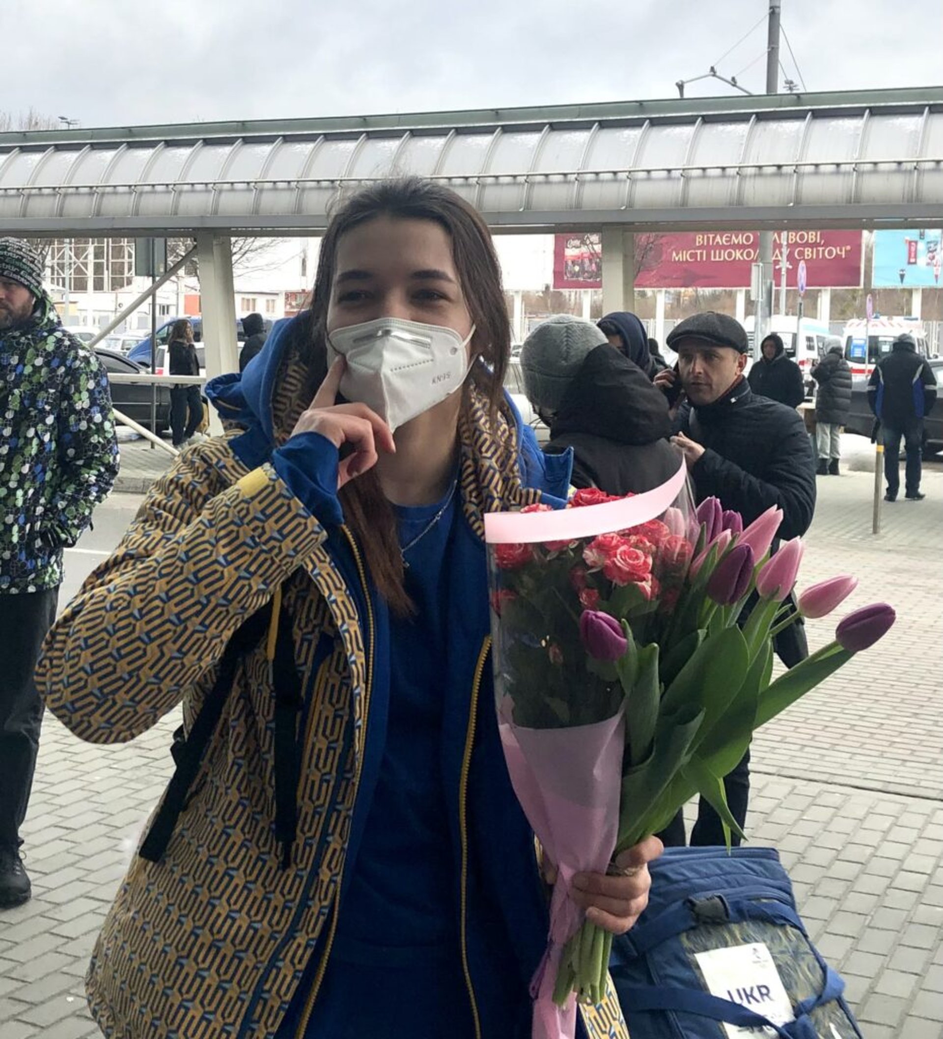 У Львові тепло зустріли національну збірну команду України з санного спорту, фото Оксани Вацеби