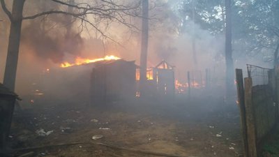 У Новояворівську горять сараї у лісі (ФОТО, ВІДЕО)