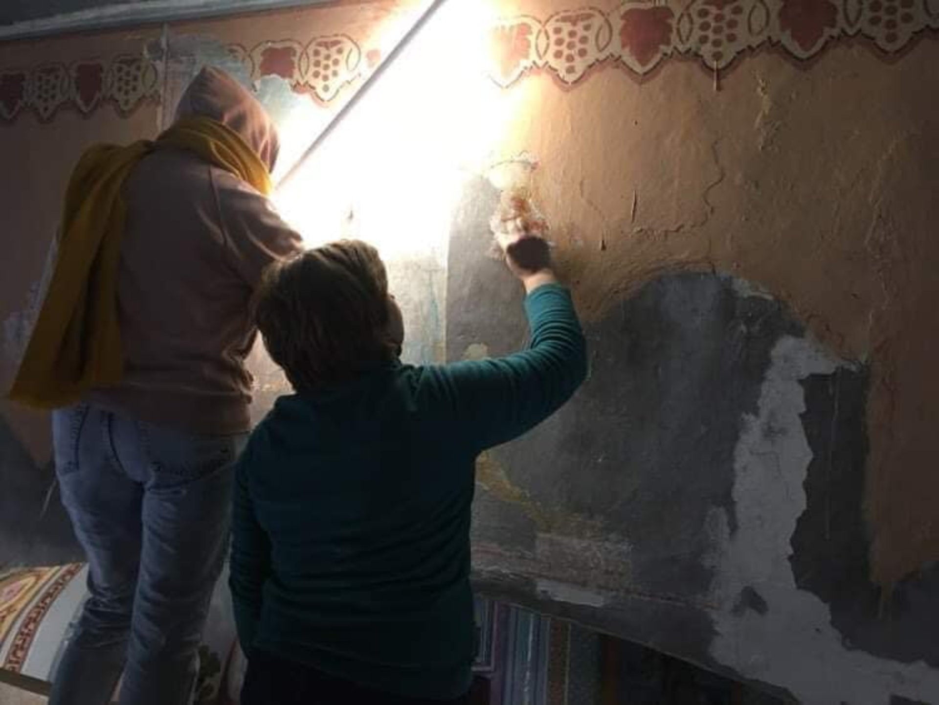 У селі на Львівщині в церкві виявили унікальні розписи