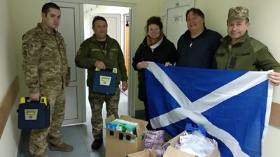 Львівський військовий госпіталь отримав допомогу від шотландців