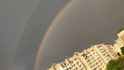 На Львівщині зійшла веселка (ФОТО)