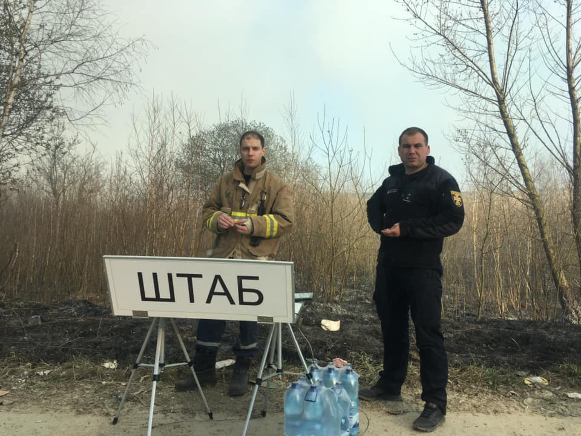 Як сильна пожежа охопила Новояворівське сміттєзвалище. Фото: Юрій Кенцало.