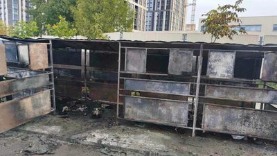 У Львові горіли контейнери для сміття