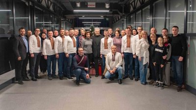 Львівська академічна чоловіча хорова капела «Дударик» заколядувала у Києві (ФОТО, ВІДЕО)