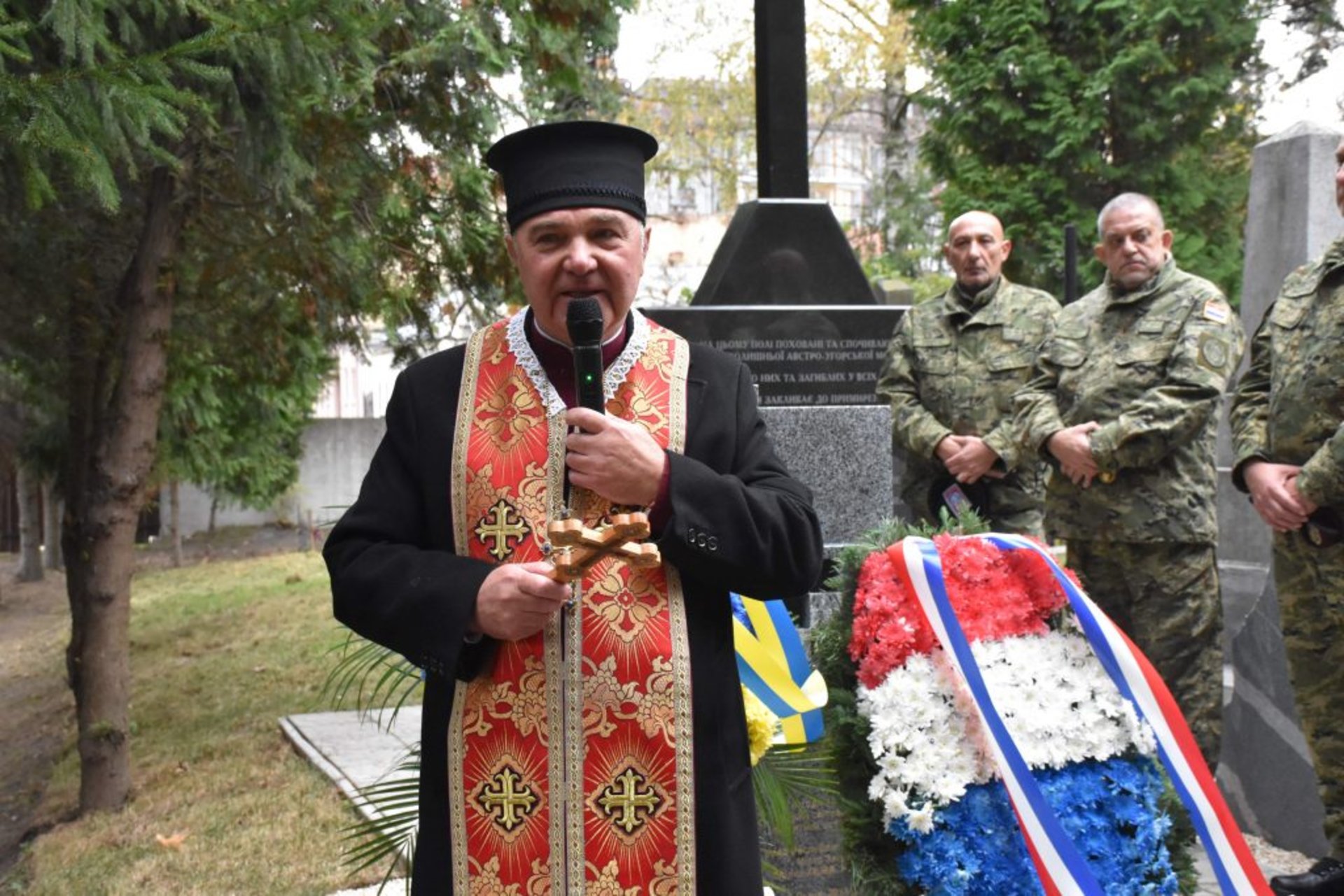 На Личакові відкрили монумент хорватським військовим Першої світової війни. Фото прес-служба ЛОДА.