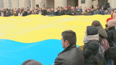 У Львові відзначили 156-у річницю першого публічного виконання Гімну України (ФОТОРЕПОРТАЖ)