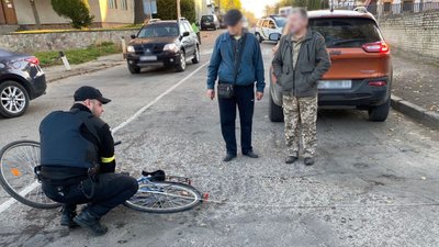 У Самборі внаслідок ДТП травмований літній велосипедист (ФОТО)