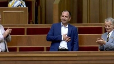 Екс-бранець Кремля Володимир Балух відвідав засідання ВРУ (ВІДЕО)
