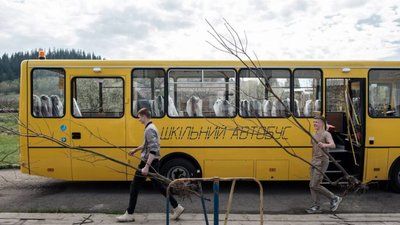 На Львівщині висадили сквер