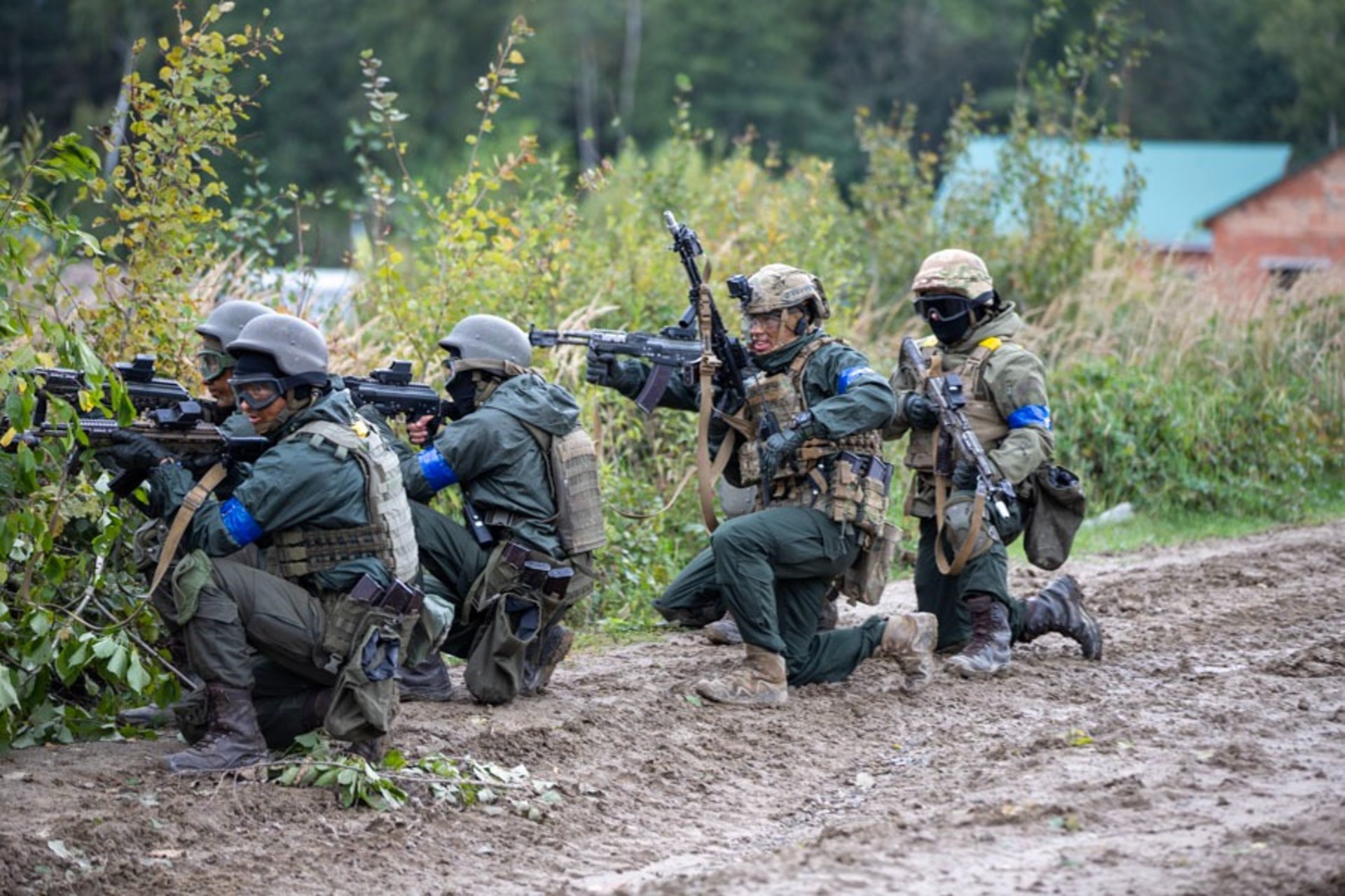 Національна гвардія блискуче відпрацювала бій у місті під час міжнаціональних навчань «Rapid Trident 2021», фото НГУ