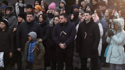 У Львові провели мистецький перформанс «Ремінесценції Майдану»