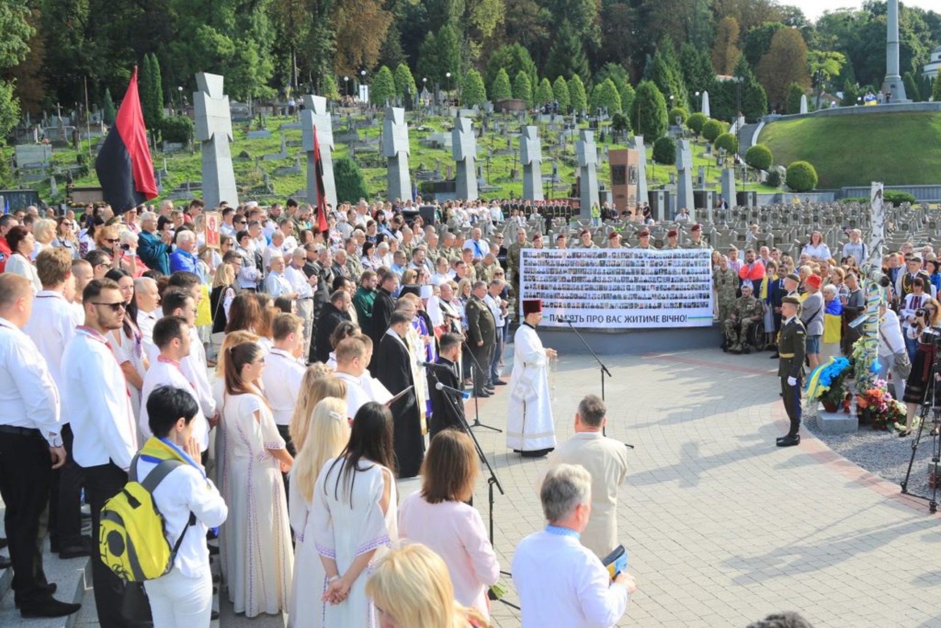 Львівщина урочисто відзначає 28-му річницю Незалежності України. Фото: 4studio.