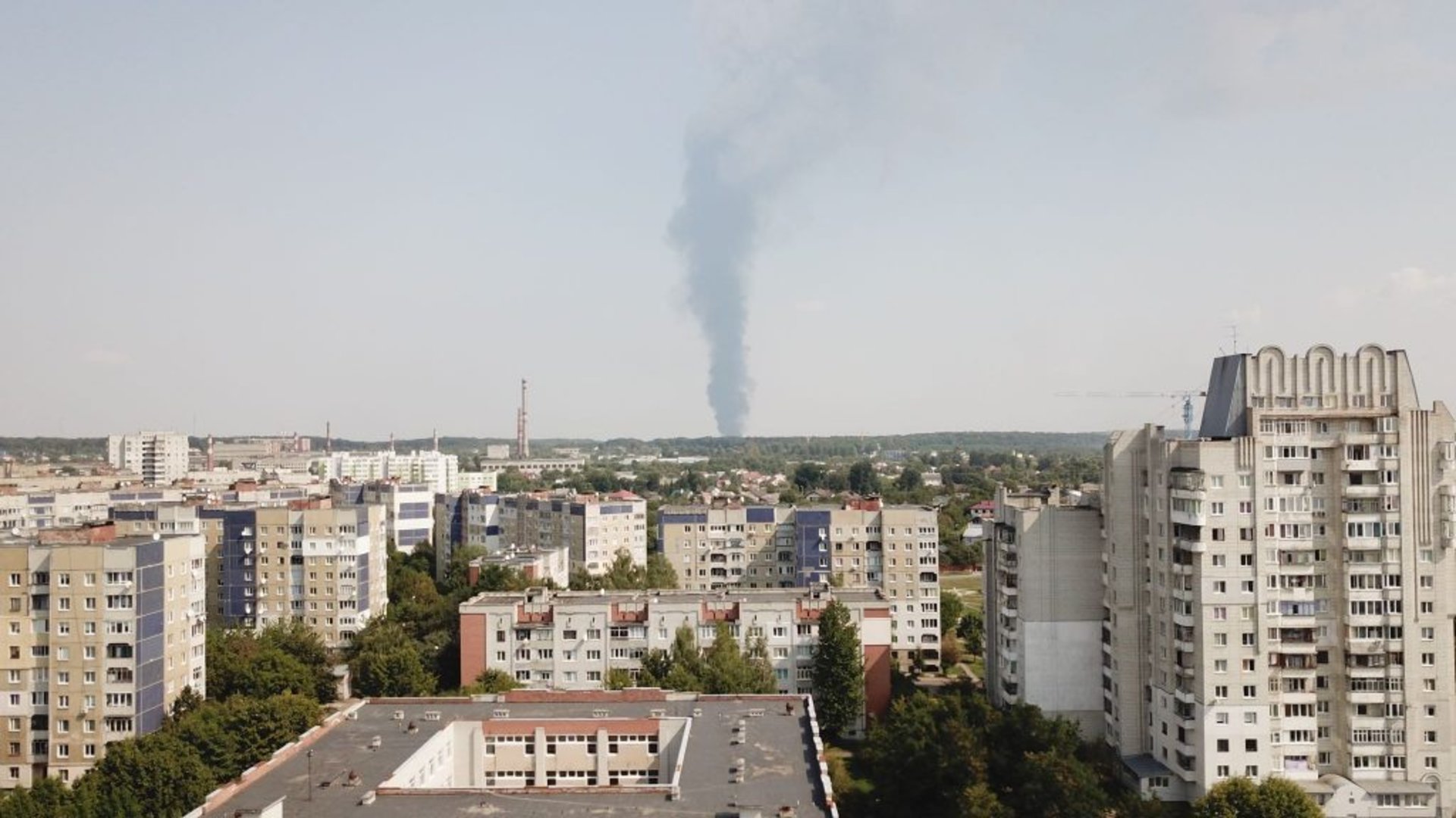 Масштабна пожежа біля Львова 30.08.2019, фото: Тарас Халус