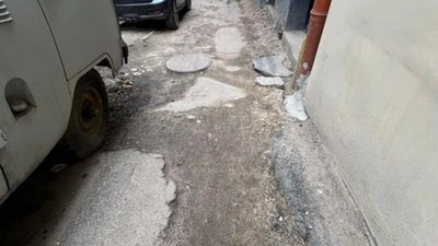 У Львові відремонтують тротуар (ФОТО)