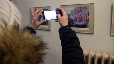 До річниці Революції Гідності у Львові відкрилась виставка присвячена учасникам Майдану (ФОТО)