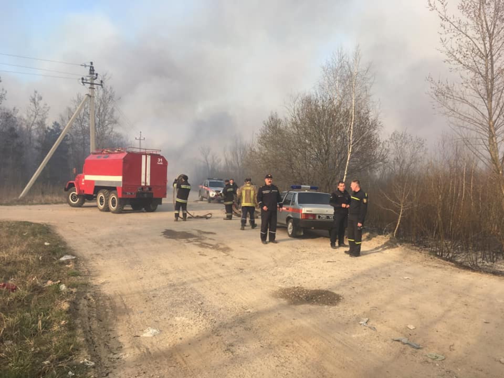 Як сильна пожежа охопила Новояворівське сміттєзвалище. Фото: Юрій Кенцало.