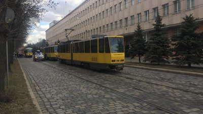 У Львові через ДТП зупинився рух трамваїв (ВІДЕО)