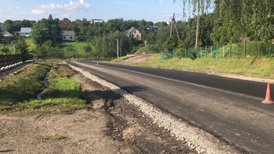 На Самбірщині закінчили ремонт дороги "Кружики-Нагірне"