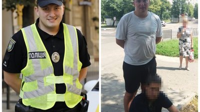 Патрульний Мар'ян Самардак у свій вихідний наздогнав грабіжника (ФОТО)