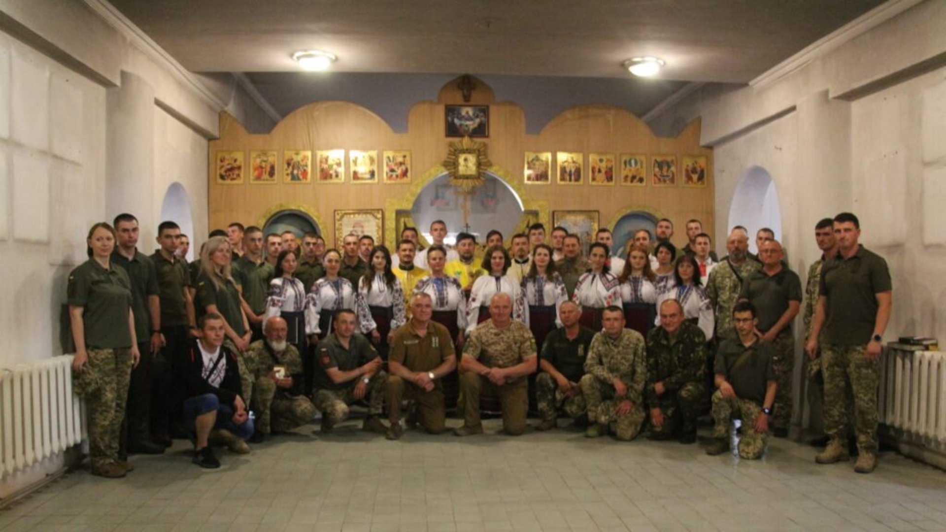 У гарнізонному храмі імені Петра Сагайдачного відслужили першу літургію