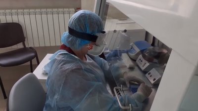 У Львові тести на COVID-19 роблять у новій військовій лабораторії (ВІДЕО)