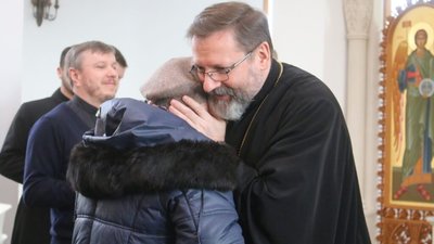 Блаженніший Святослав зустрівся з родинами полонених, зниклих безвісти та загиблих військовослужбовців