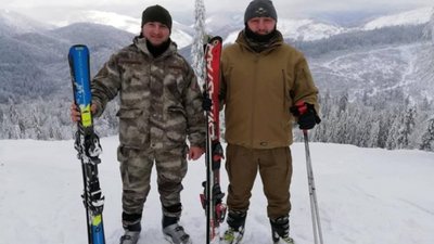 Військові з Львівщини відпочивають у Карпатах