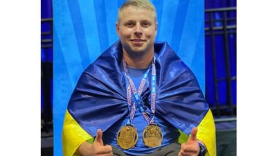 Віктор Легкодух виграв дві золоті медалі на Warrior Games