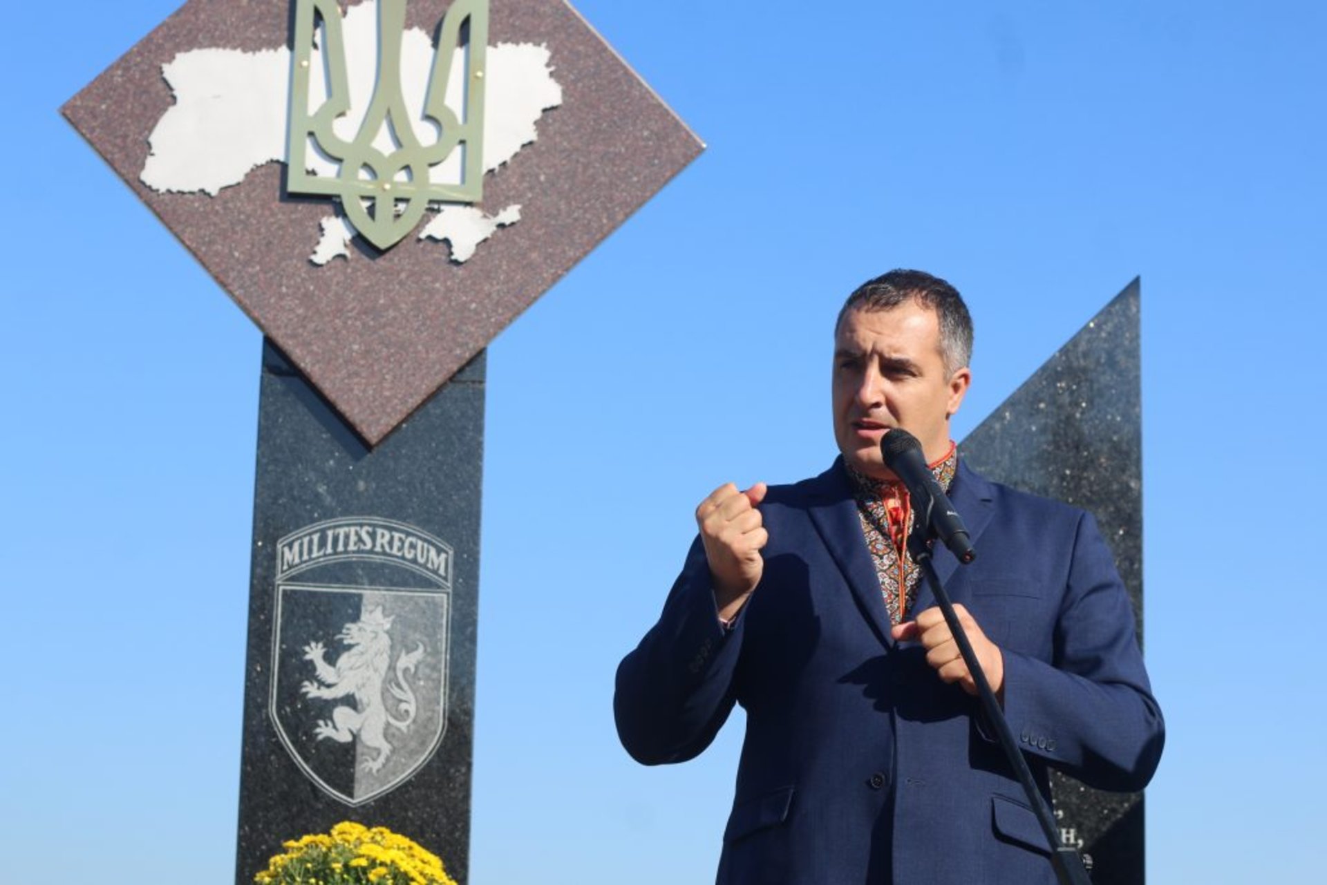 На Яворівщині відкрили меморіал пам’яті воїнам 24-ї Королівської бригади. Фото прес-служба ЛОР