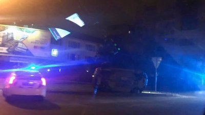 У Львові п‘яний водій влаштував перегони з поліцією і фінішував у перекинутому авто (ФОТО)