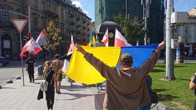 Як у Львові минула Акція солідарності з братнім білоруським народом (ФОТО)