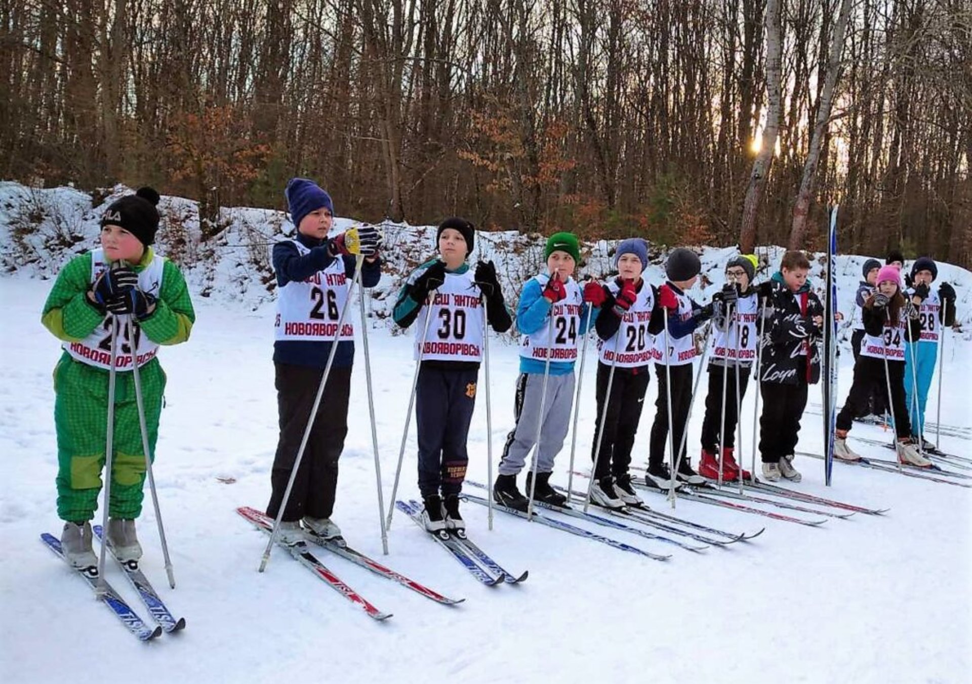 У Новояворівську відбулись дитячі змагання з біатлону, фото Оксана Вацеба