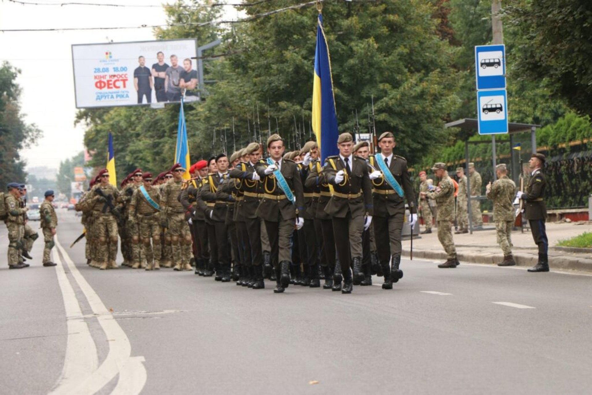 У Львові провели генеральну репетицію урочистого проходження Захисників, фото Павла Ткачука