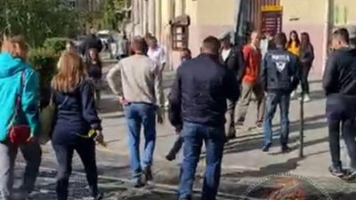 У центрі Львова перекрили рух транспорту (ФОТО)