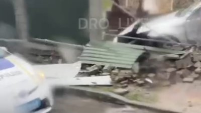 На Львівщині у аварії повністю знищив автомобіль (ВІДЕО)